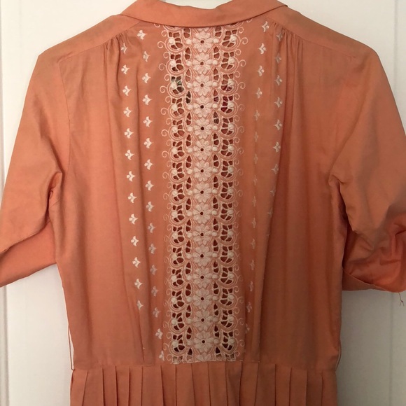 True vintage peach shirtdress - Picture 3 of 3